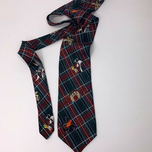 Vintage looney Tunes Mania Characters Tie